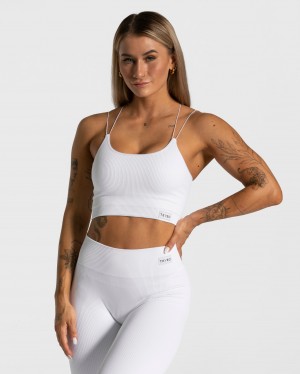 Teveo Elegant Strap Top Weiß | LEVRFW-329