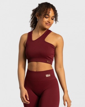Teveo Golden Asymmetric Top Bordeaux | DMBVNX-901