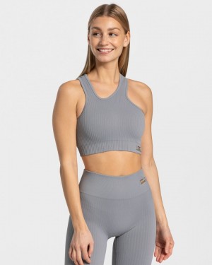 Teveo Golden Asymmetric Top Gray | CNIDOE-347