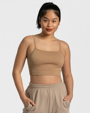 Teveo Sassy Top Beige | LKJSWR-123