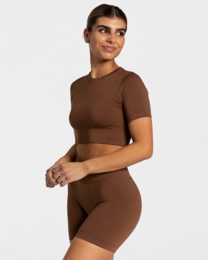 Teveo Sensation Crop Top Karamell | NCGMFK-041