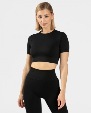 Teveo Sensation Crop Top Schwarz | RWZSYE-354