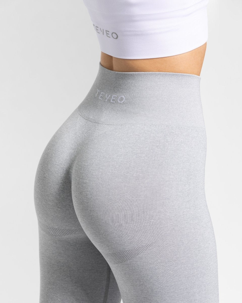 Teveo Classy Leggings Hellgrau | VRKIOC-541