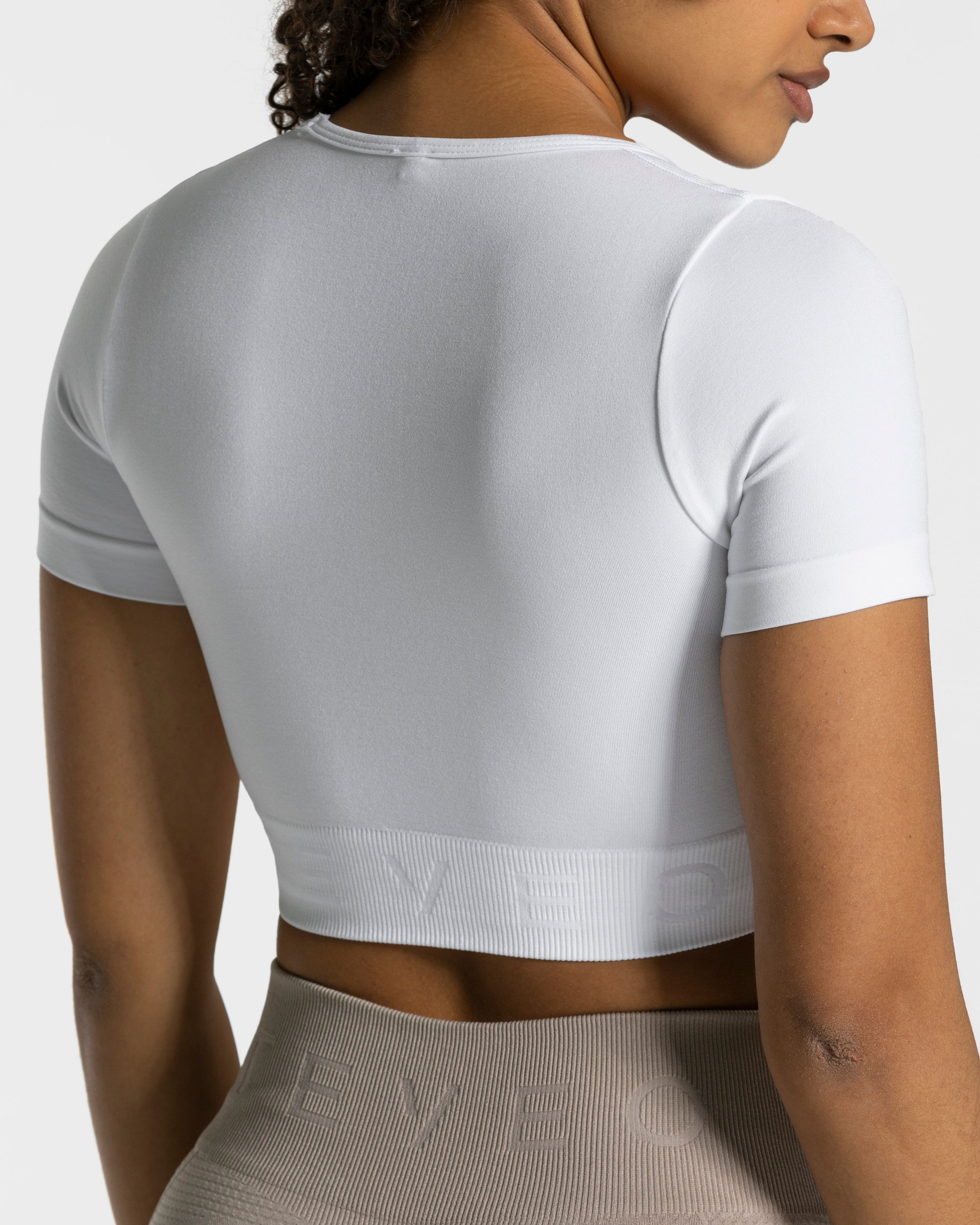 Teveo Focus Crop Top Weiß | LITEDY-092