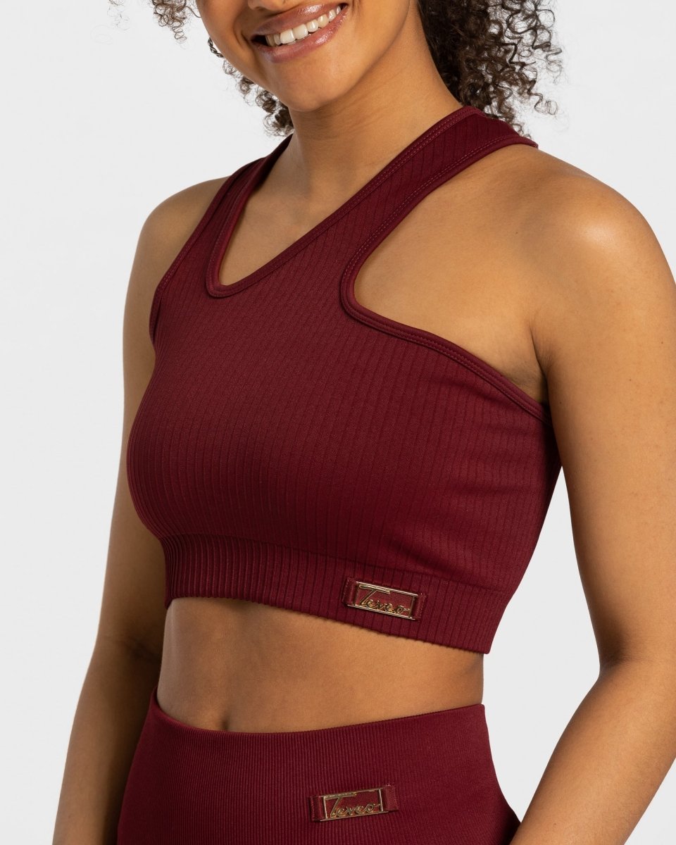 Teveo Golden Asymmetric Top Bordeaux | DMBVNX-901