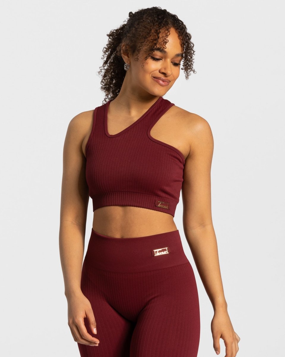 Teveo Golden Asymmetric Top Bordeaux | DMBVNX-901