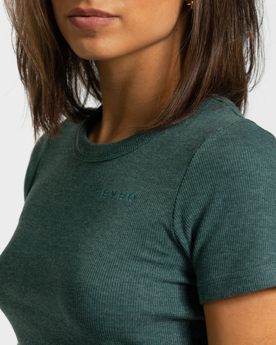 Teveo Lounge T-Shirt Dunkelgrün | BDQUSL-120