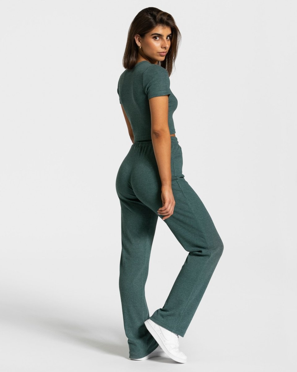 Teveo Lounge T-Shirt Dunkelgrün | BDQUSL-120