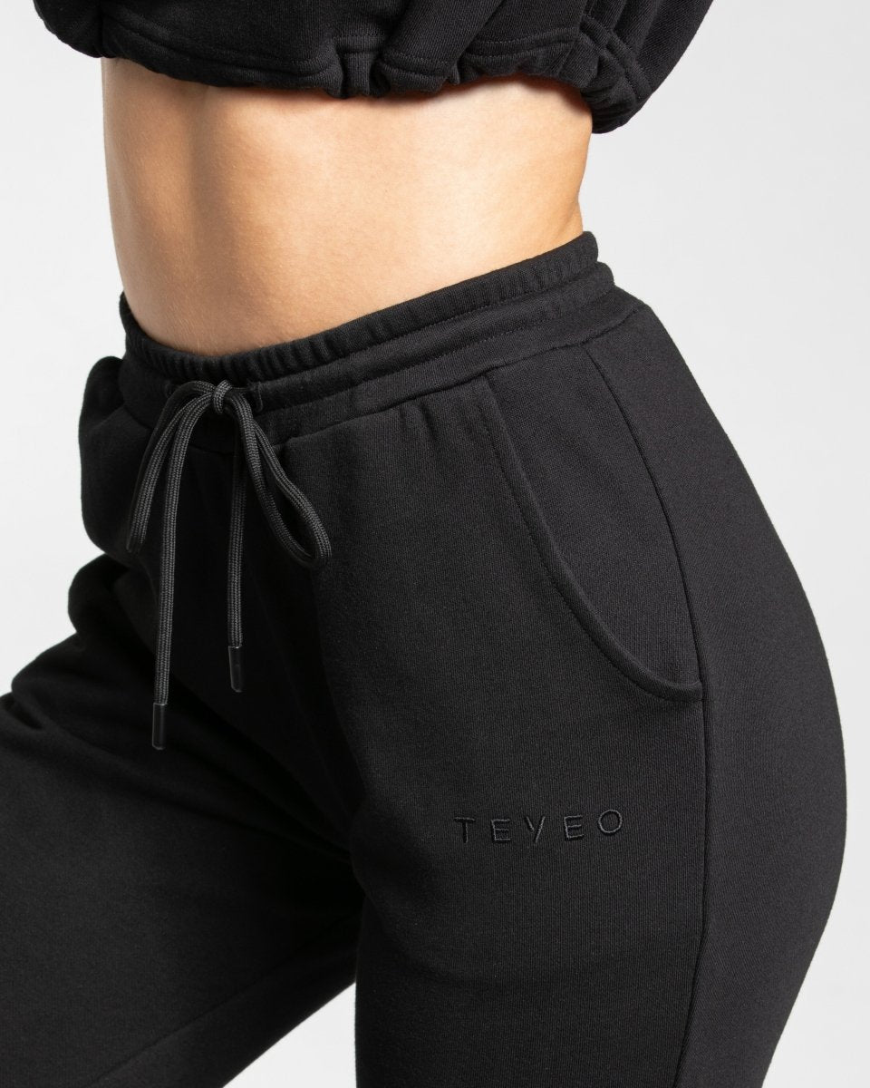 Teveo Oversized Jogger Schwarz | CZUJPQ-024