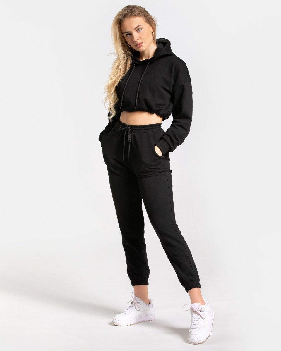 Teveo Oversized Jogger Schwarz | CZUJPQ-024