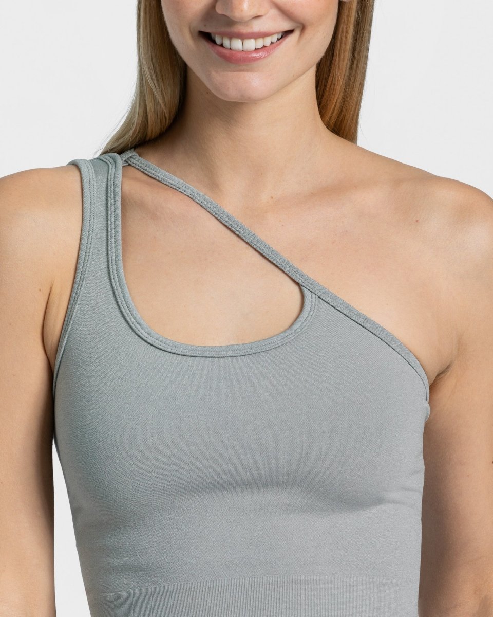 Teveo Sassy One Shoulder Top Blau | JUTLMN-213