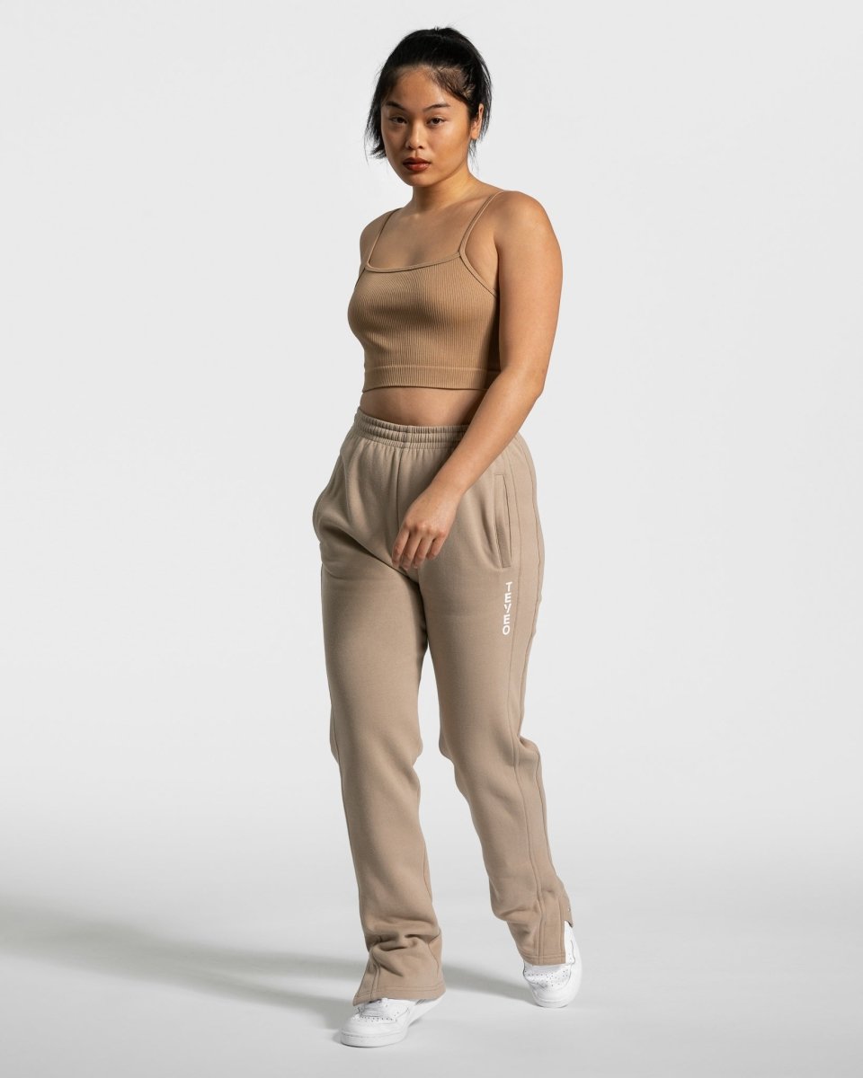 Teveo Sassy Top Beige | LKJSWR-123