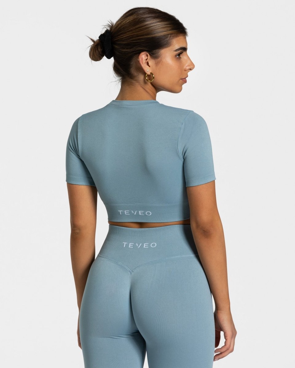 Teveo Sensation Crop Top Blau | CWNOIM-354