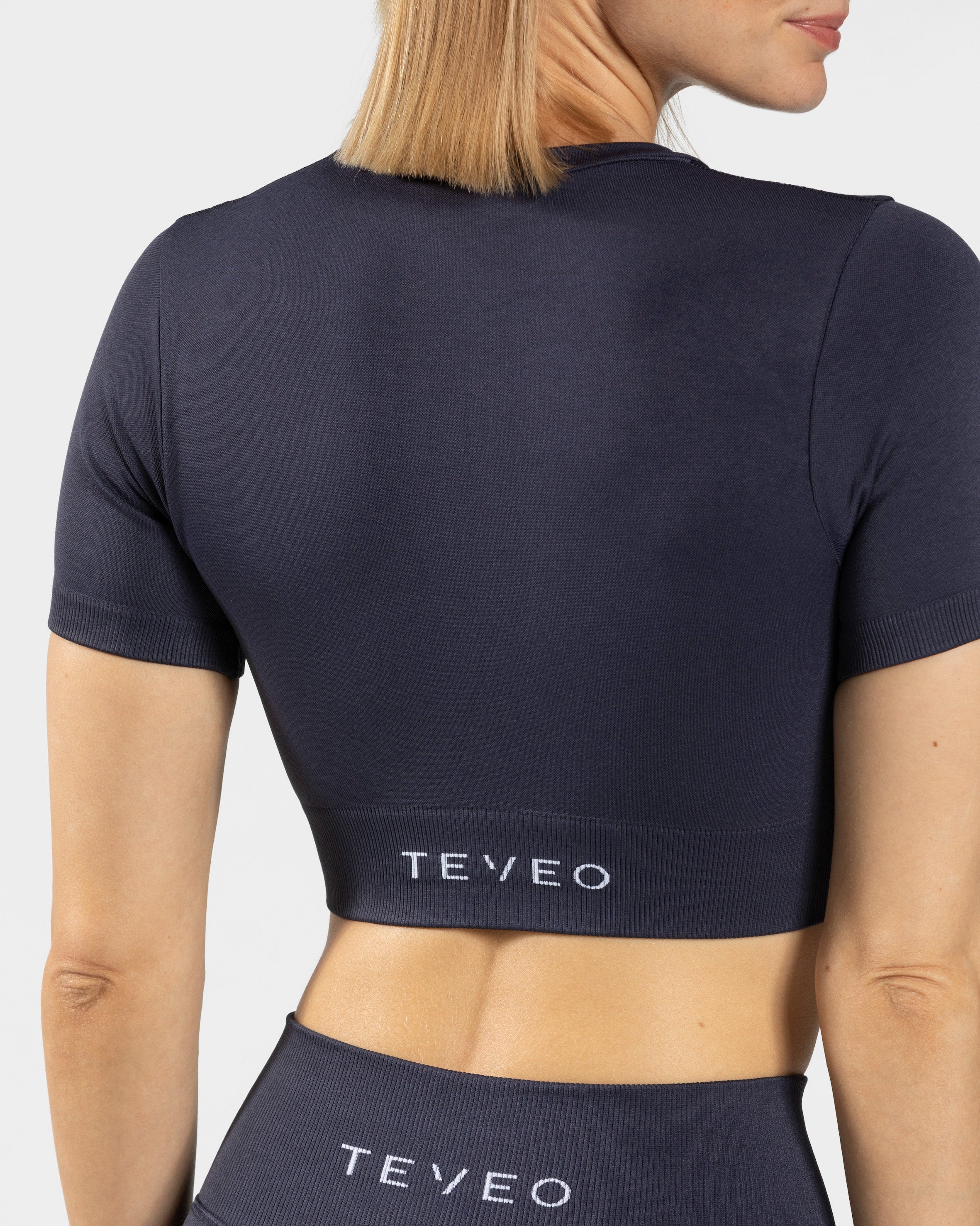 Teveo Sensation Crop Top Dunkelblau | KYTVSB-917