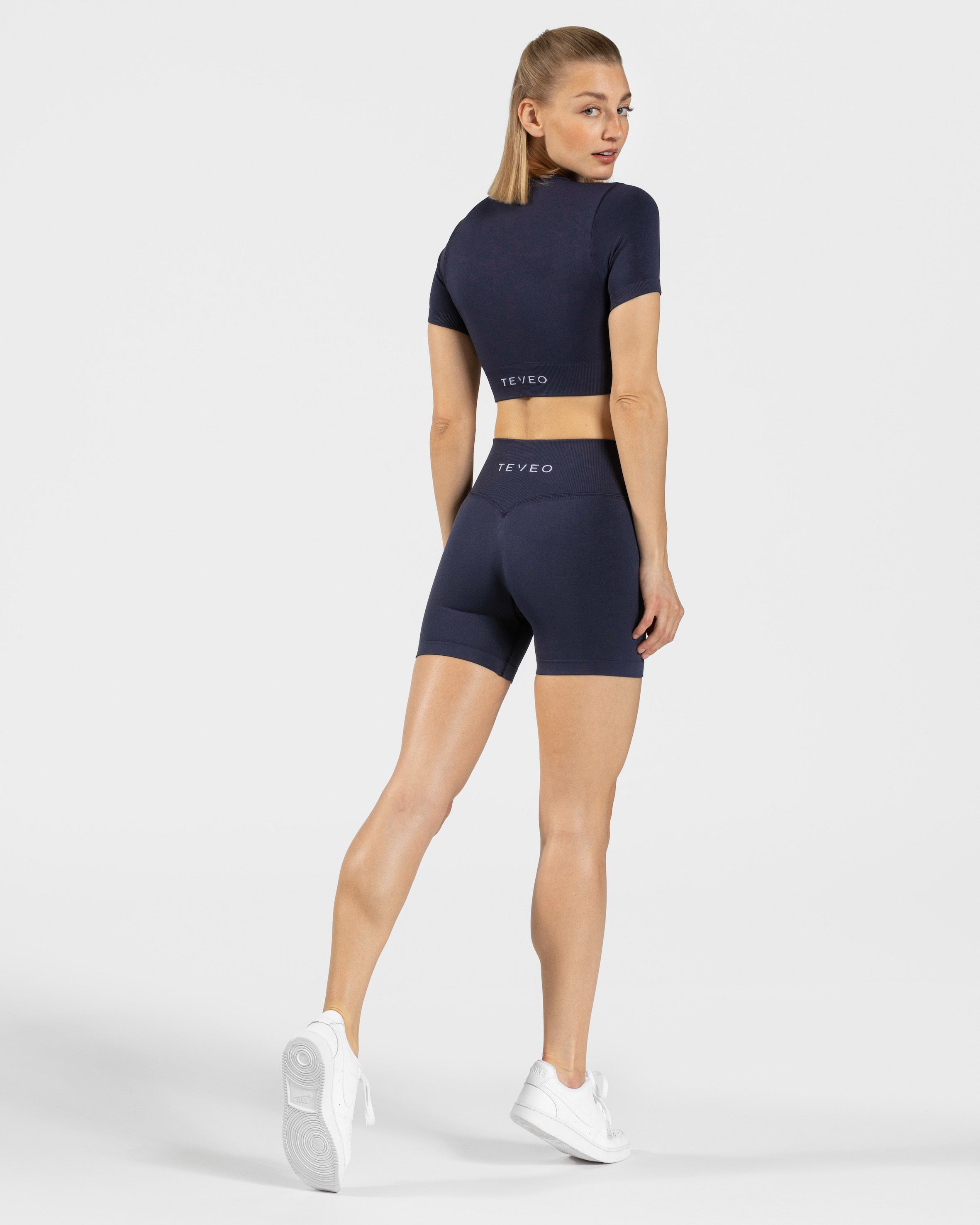 Teveo Sensation Crop Top Dunkelblau | KYTVSB-917