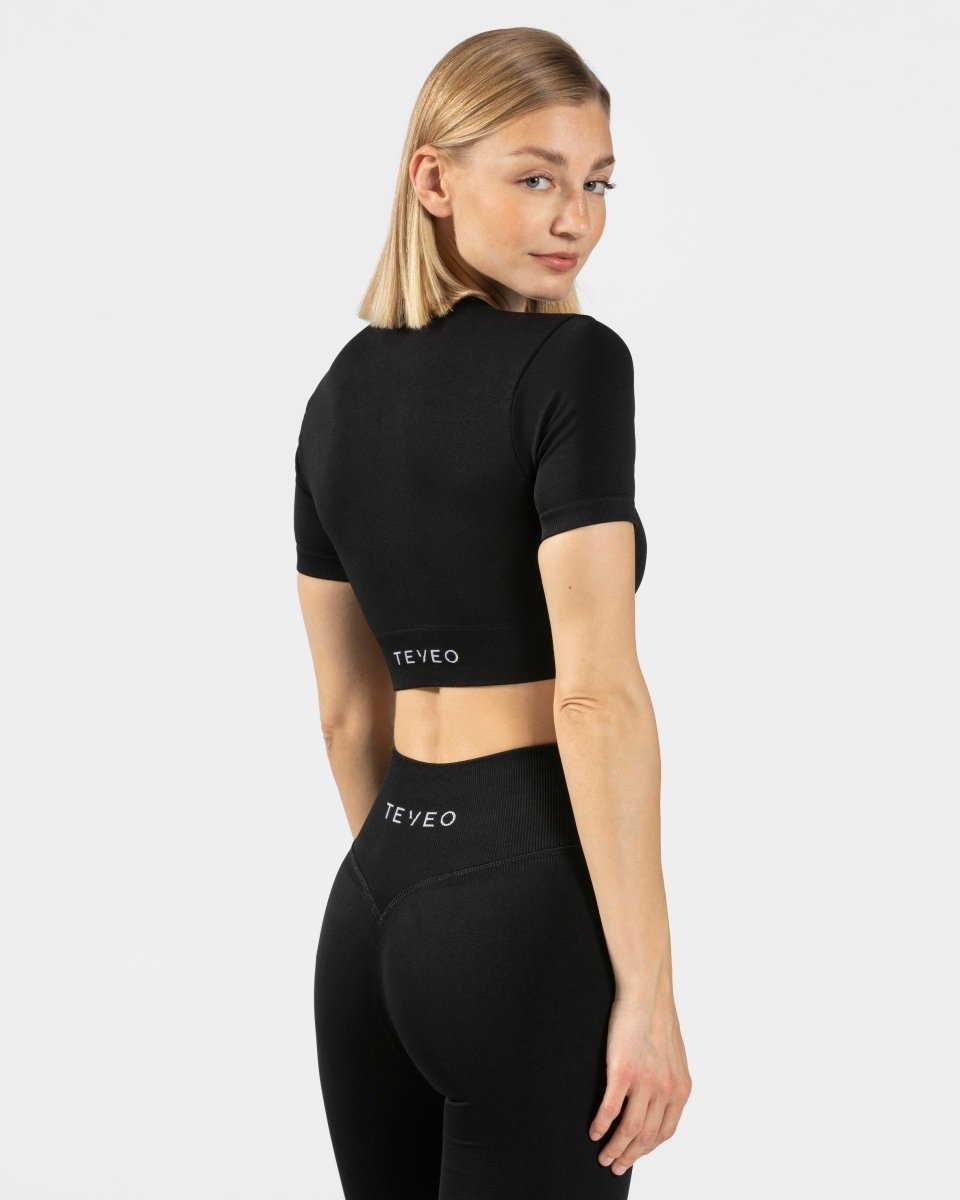 Teveo Sensation Crop Top Schwarz | RWZSYE-354