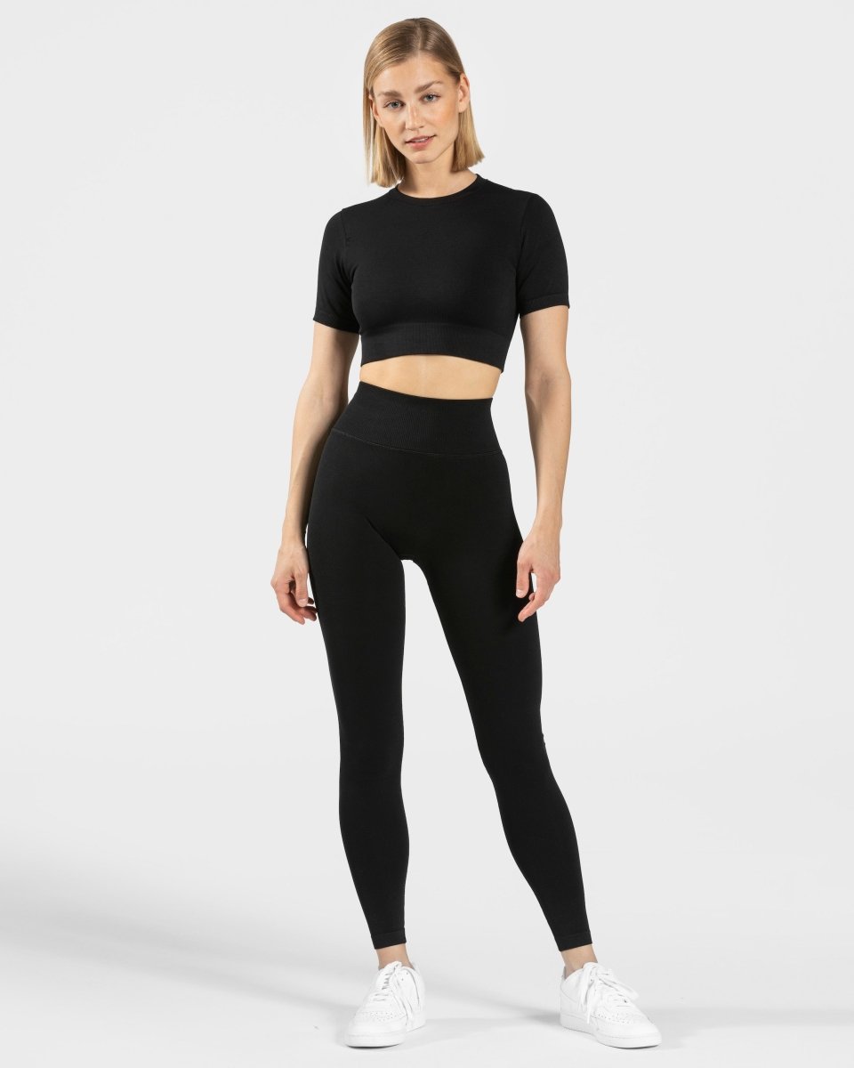 Teveo Sensation Crop Top Schwarz | RWZSYE-354