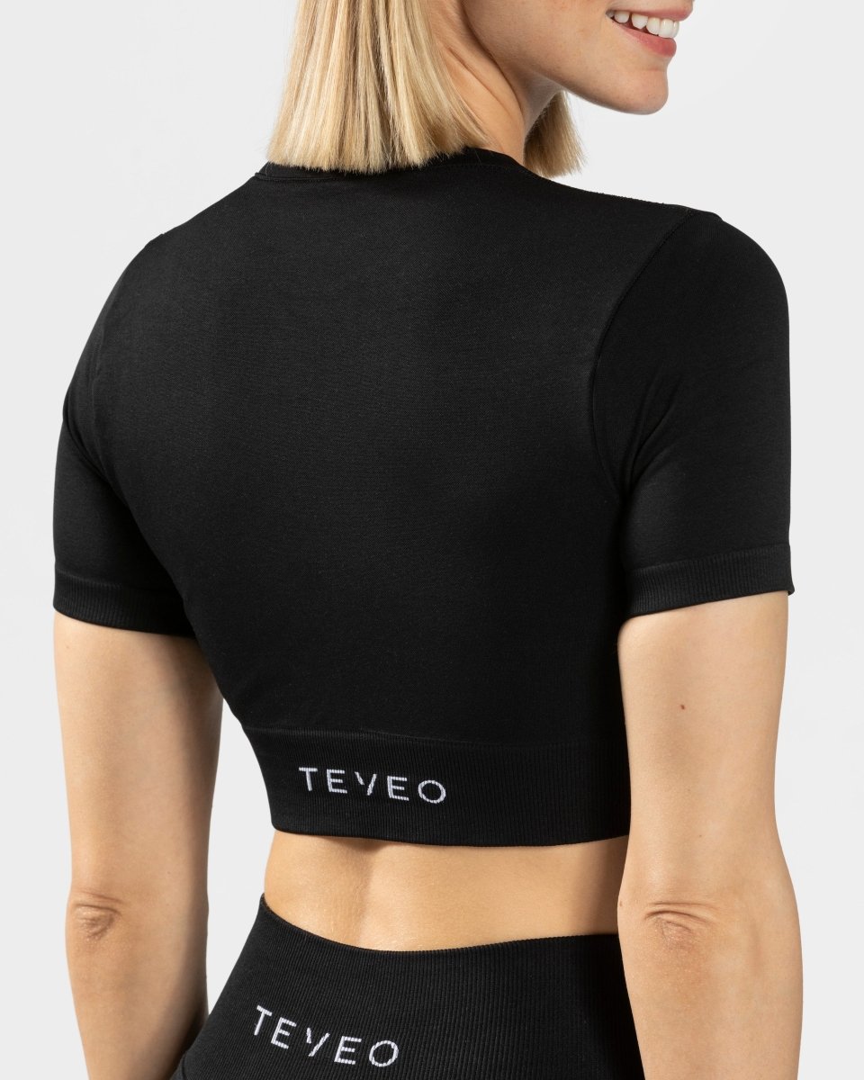 Teveo Sensation Crop Top Schwarz | RWZSYE-354