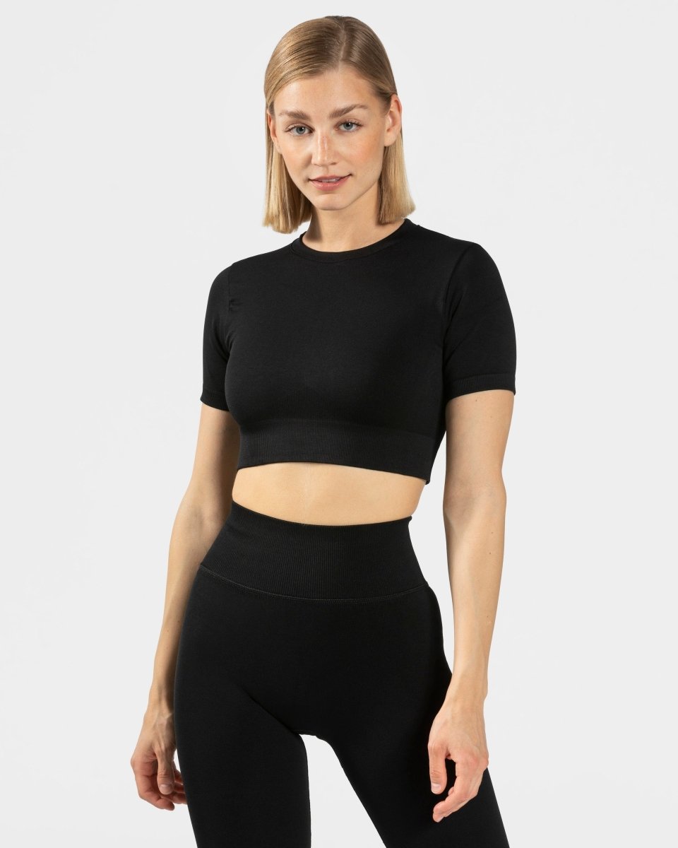 Teveo Sensation Crop Top Schwarz | RWZSYE-354