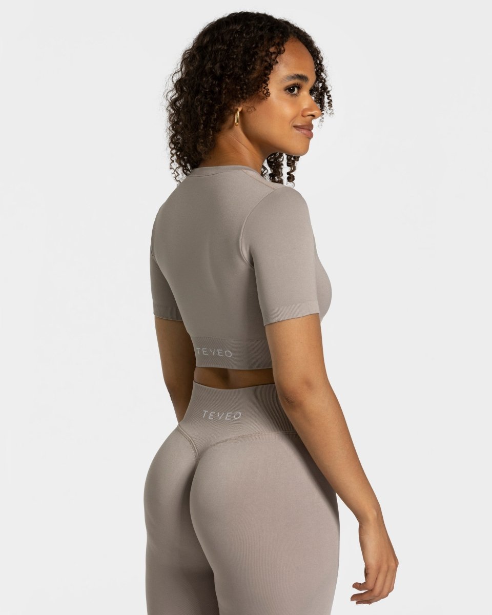 Teveo Sensation Crop Top Stone | XVIMCB-743
