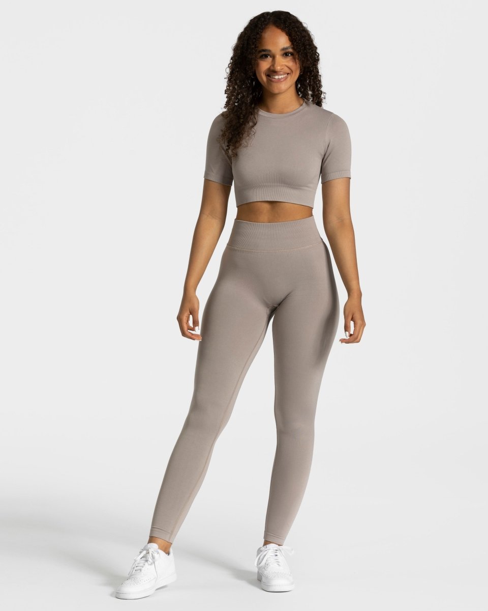 Teveo Sensation Crop Top Stone | XVIMCB-743
