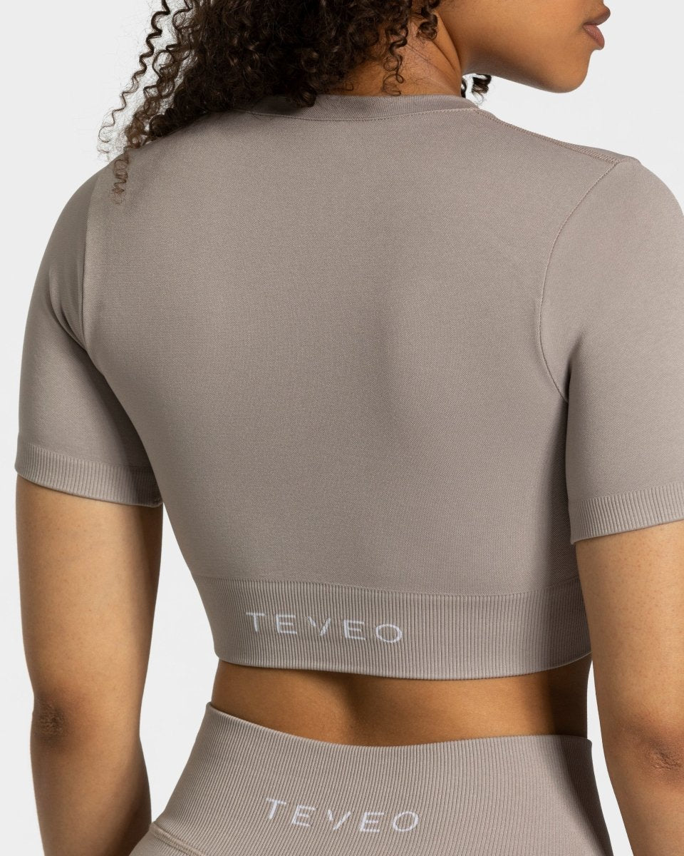 Teveo Sensation Crop Top Stone | XVIMCB-743