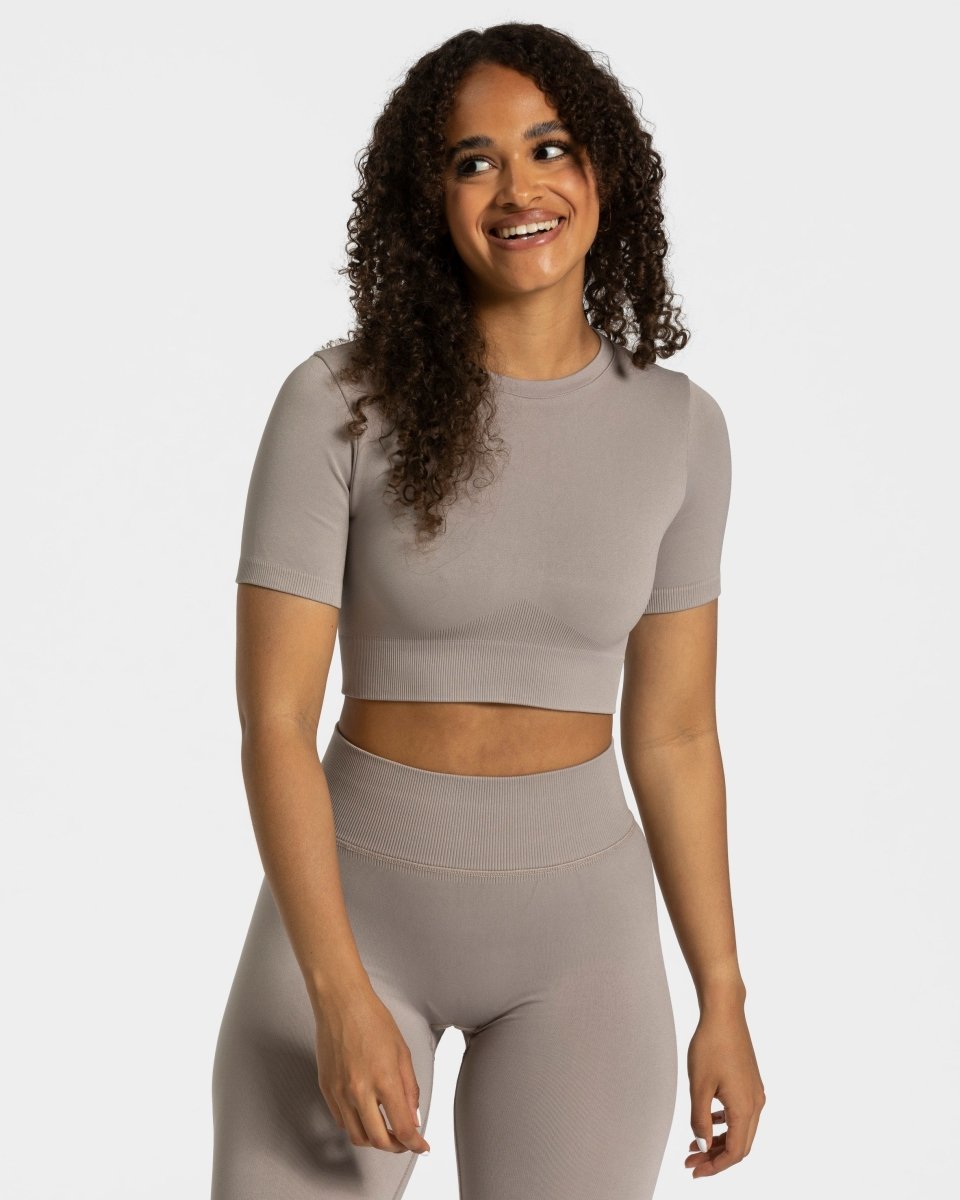 Teveo Sensation Crop Top Stone | XVIMCB-743